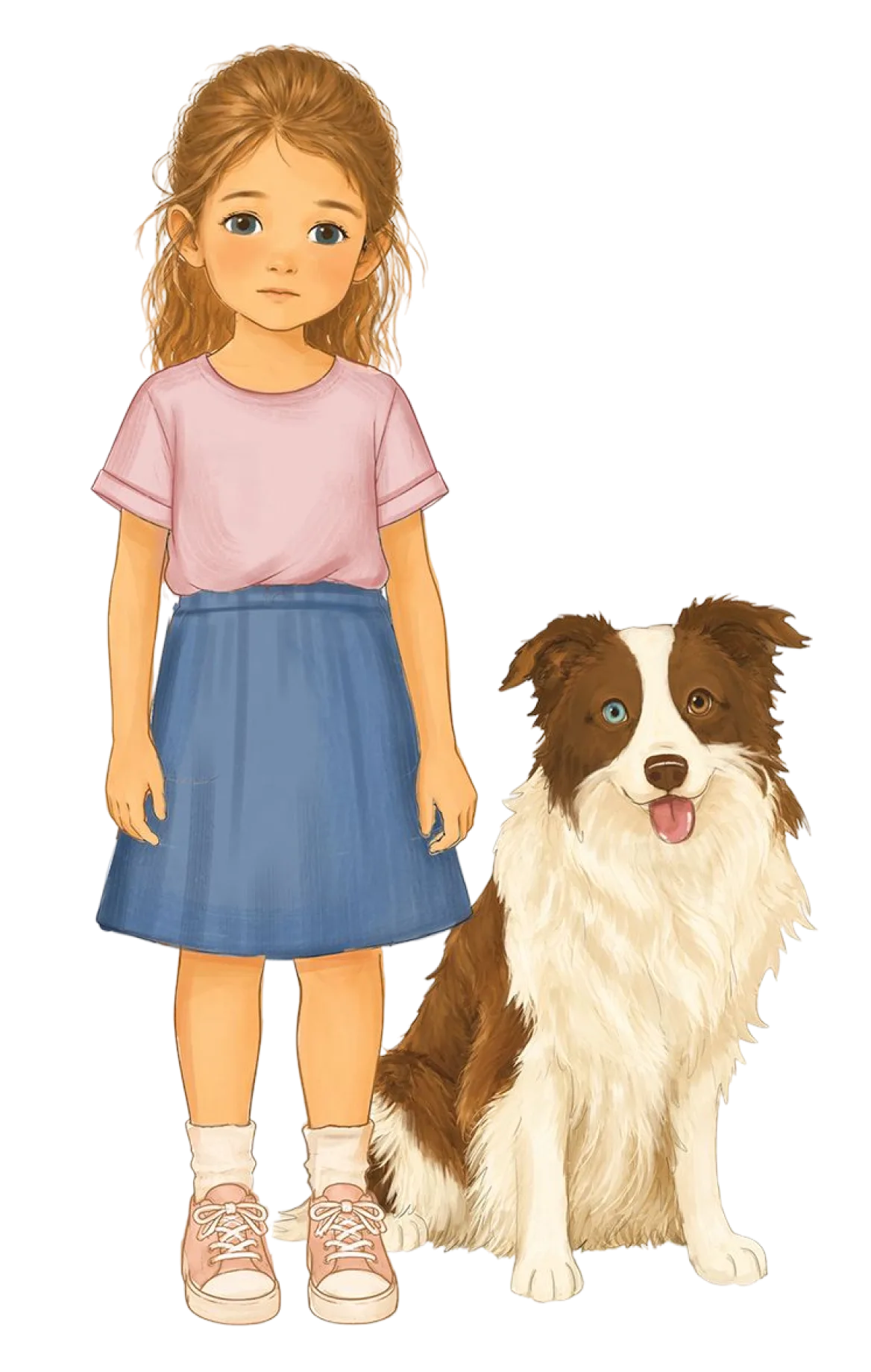 Girl with Dog
